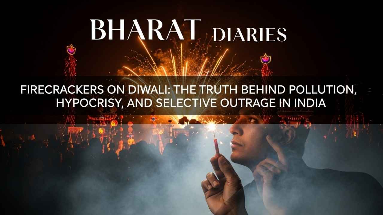 firecrackers on Diwali